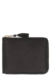 Leather zip around wallet